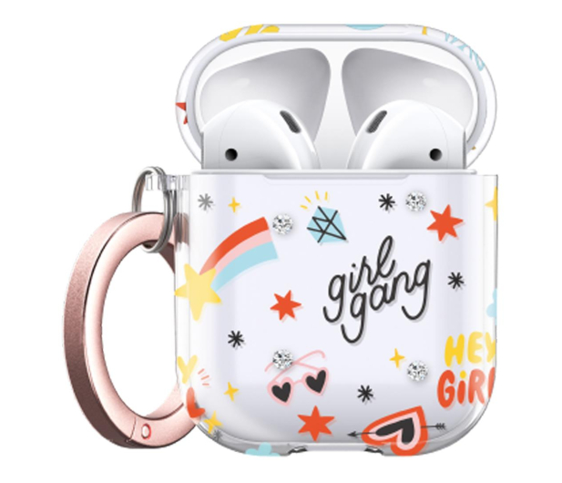 KeyBudz Elevate Swarovski do AirPods 1/2 girl power theme - 1172072 - zdjęcie 2